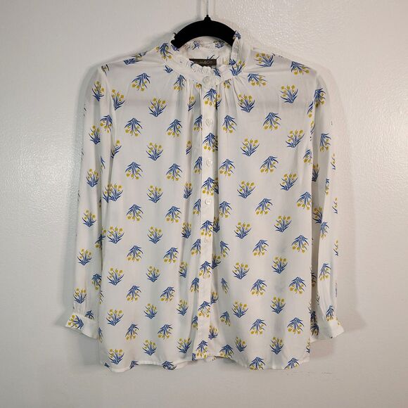 Career & Casual BOHO Floral Blouses BUNDLE XS Women's Long Sleeve MIXED LOT - Picture 7 of 9